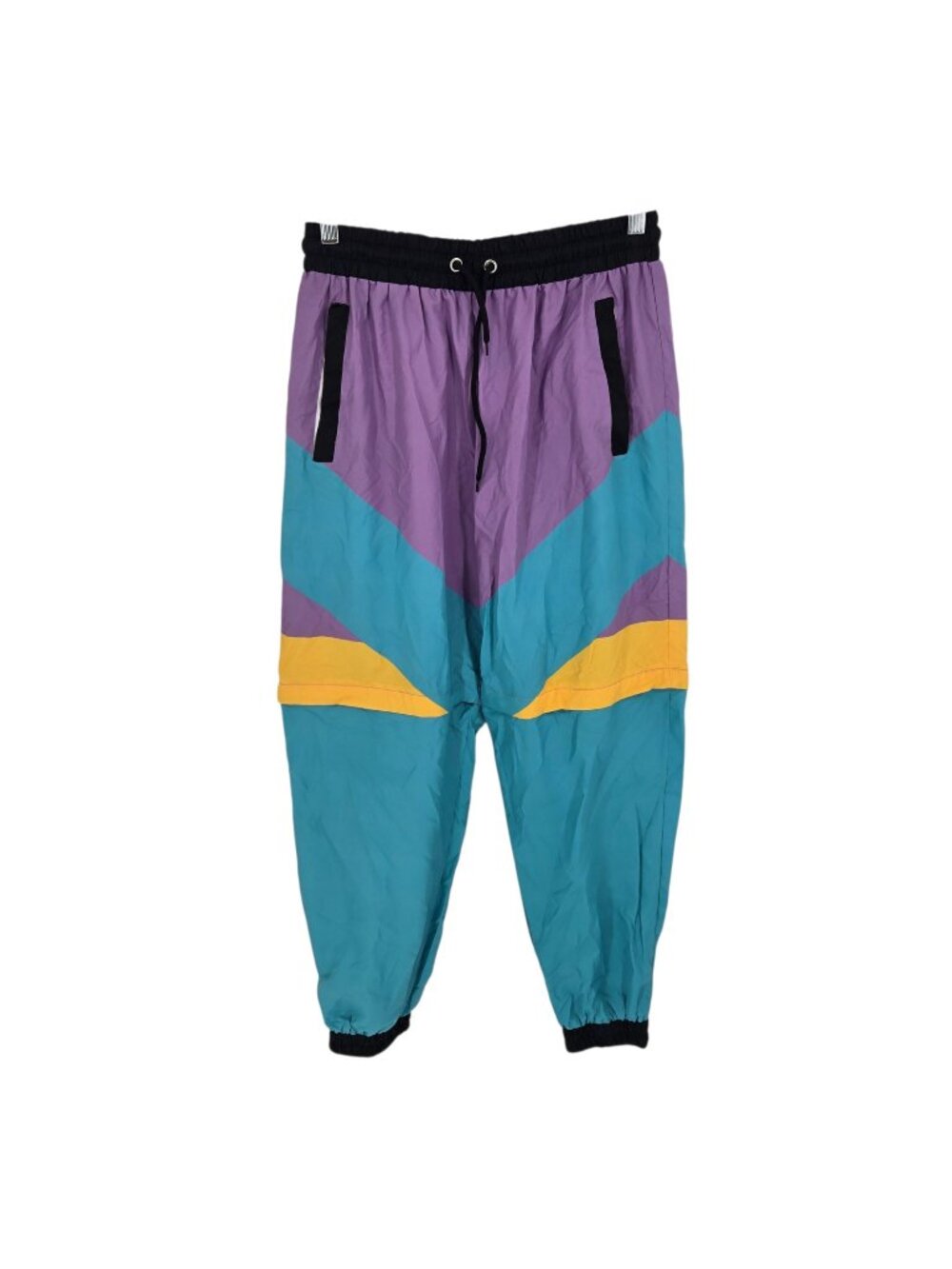 Funny guy creations womens size Medium 90s windbreaker convertible jogger pants